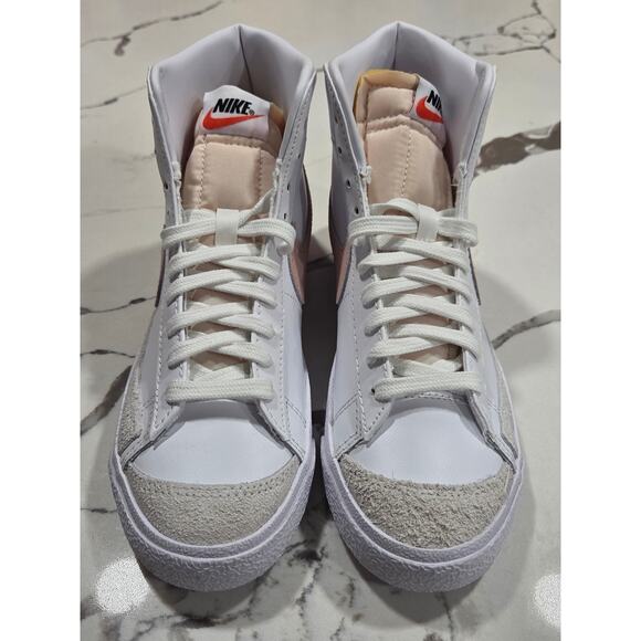 Nike W Blazer Mid 77 White Pink Oxford Size 7 Women's CZ1055-118 Vintage - Picture 4 of 6